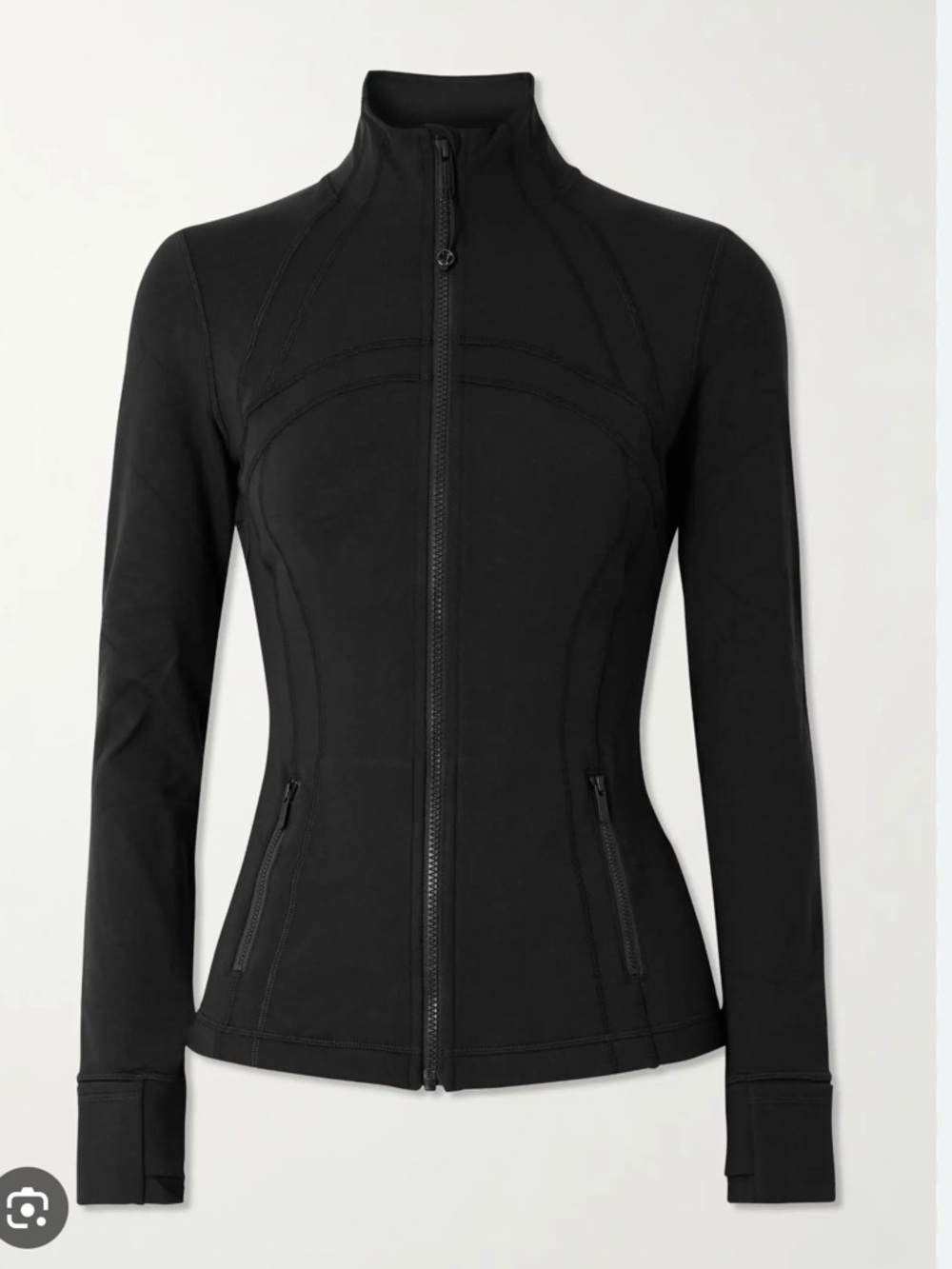 lululemon athletica Black Fitted Full-Zip Utility Jacket